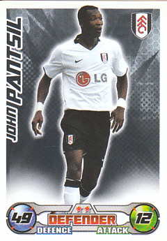 John Pantsil Fulham 2008/09 Topps Match Attax #111